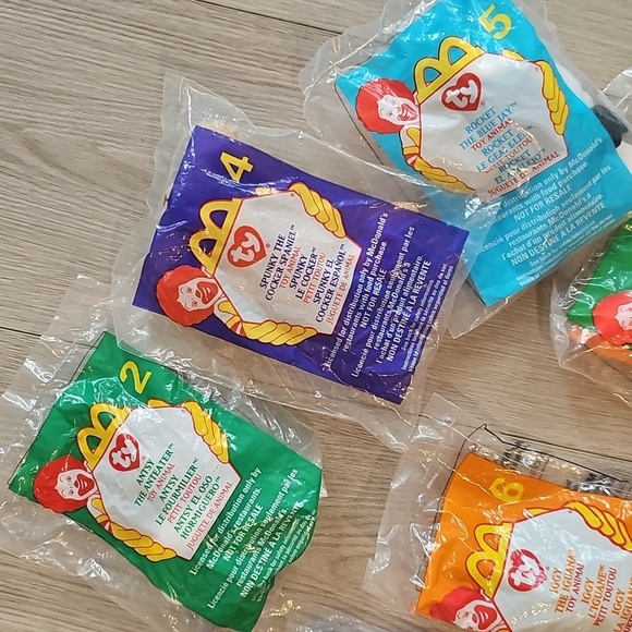 Vintage 90s Unopened McDonalds TY Beanie Baby Lot Of 11 - Picture 2 of 11